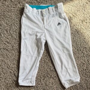 Adidas White Athletic Baseball Pants ⚾️